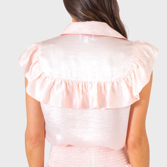 Pink Koch Layla Blouse Small - Picture 2 of 6